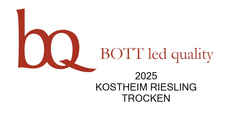 2025 Kostheim Riesling QbA trocken